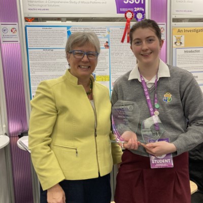 Dr Anne Cody Aoibheann Mangan BT Young Scientist Competition
