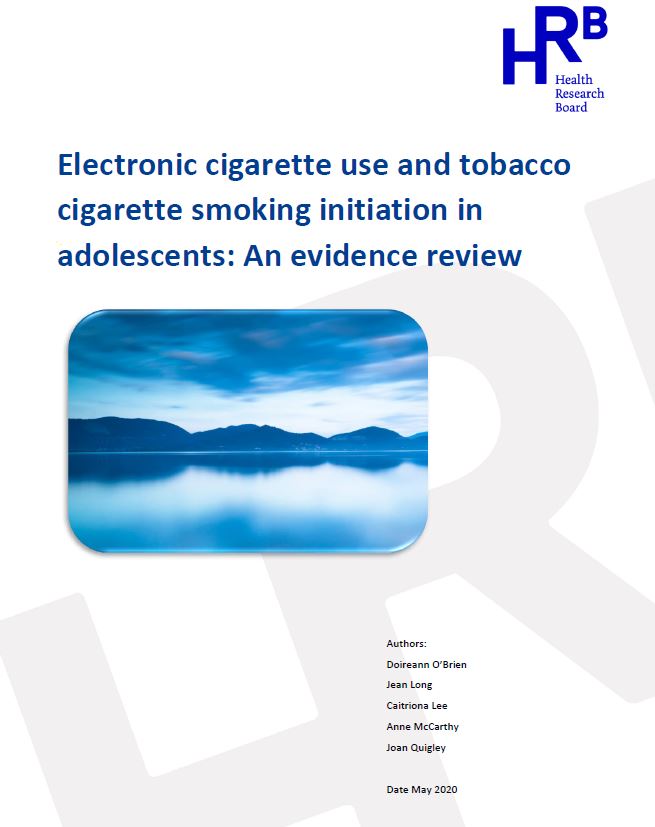 Electronic cigarette use and tobacco cigarette smoking initiation in adolescents. An evidence review