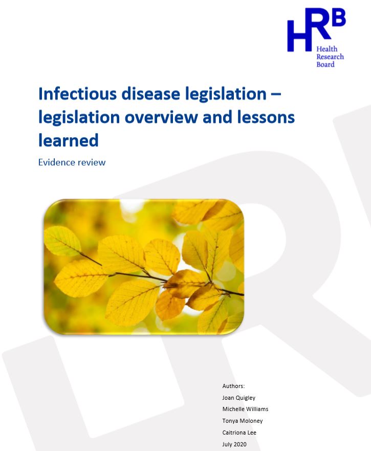 Infectious disease legislation – legislation overview and lessons learned. An evidence review