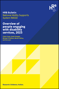 Front cover of of Overview of People engaging with disability servicers 2023