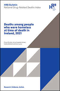 Deaths among homeless people 2021 bulletin cover-image