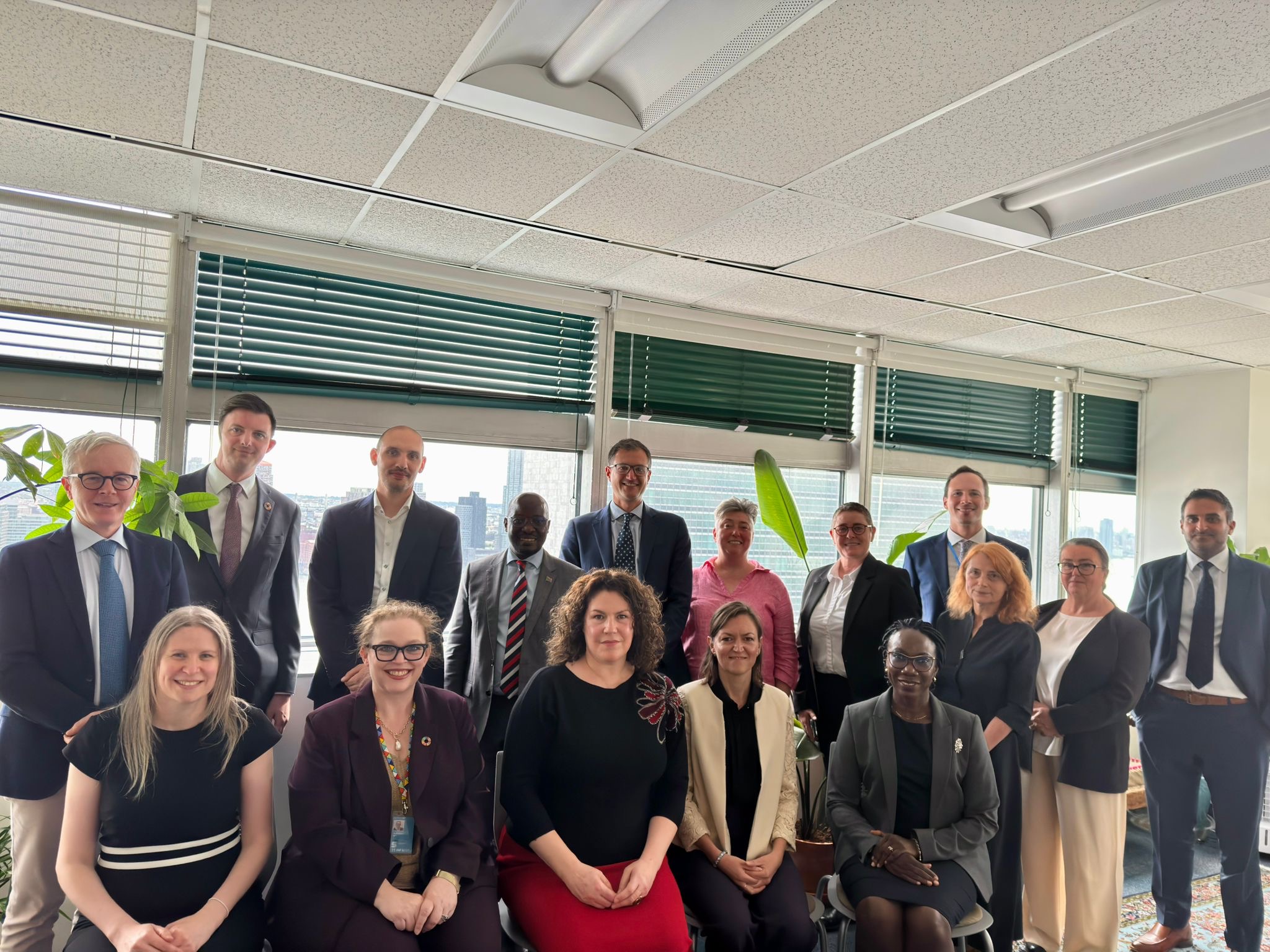ESIC partners, including representatives from the UNDP Offices, Cochrane, Campbell, NIHR, Wellcome, ESRC, HRB, Jacobs Foundation, and the UK and South African governments pictured at the United Nations event in New York.